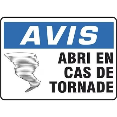 Accuform OSHA NOTICE SAFETY SIGN TORNADO FRMADM823VP FRMADM823VP